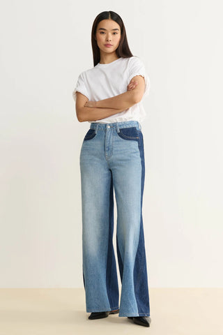 NCE Wide Leg Jeans All Mixed Up