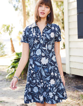Load image into Gallery viewer, Joelle Polo Dress Hamilton Floral Block Navy