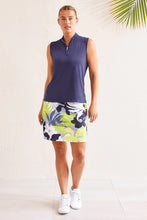 Load image into Gallery viewer, Sleeveless Mock Neck Top With Quarter Zip