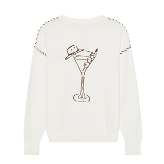 Riley Crewneck Sweater Apres Rodeo Ivory