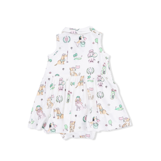 Country Club Dogs Pink Polo Tennis Dress