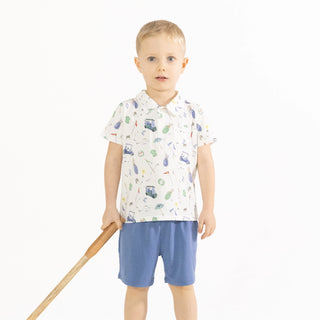 Golf Things Polo With Casual Shorts