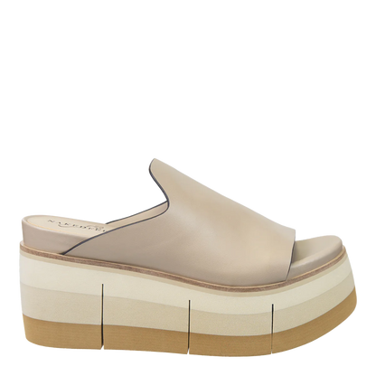 Flow In Beige Platform Sandals