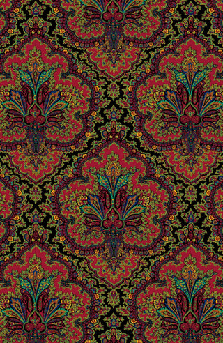 Scorching Hot Dress Paisley Black