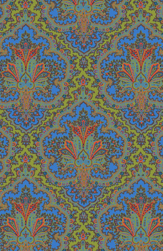Scorching Hot Dress Paisley Olive