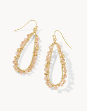 Load image into Gallery viewer, Bayberry Raindrop Earrings Taupe