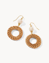 Load image into Gallery viewer, Woven Ring Earrings Taupe