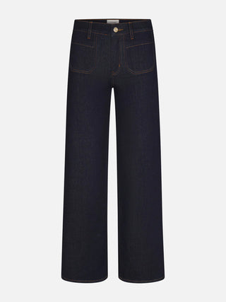 Le Slim Palazzo Modernist Pocket Jeans Rinse