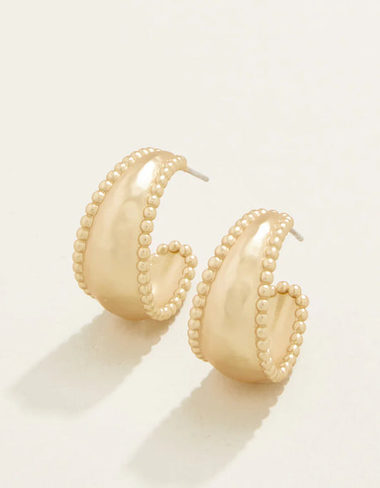 Spartina Milly Hoop Earrings Gold