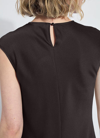 Silvana Bias Cut Midi Dress Double Espresso