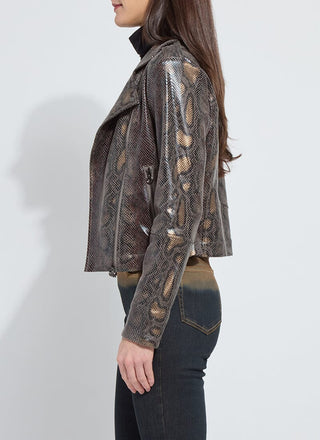 Amelia Moto Jacket Extra Ordinary Snake