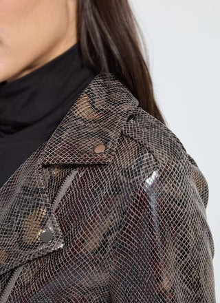 Amelia Moto Jacket Extra Ordinary Snake