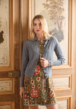 Toni Cardigan Night Sky
