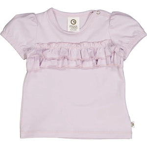 Cozy Me Puff Short Sleeve Top Orchid