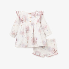 Load image into Gallery viewer, Fairytale Wonderland Organic Muslin Top + Bloomer Set