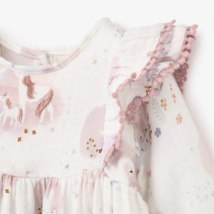 Fairytale Wonderland Organic Muslin Top + Bloomer Set