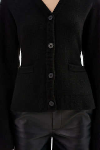 Fiorella Hourglass Knit Cardigan Black