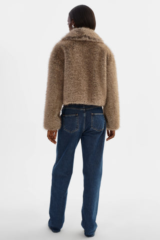 Nova Faux Fur Wolf Jacket