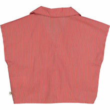 Load image into Gallery viewer, Poplin Stripe Tie Shirt