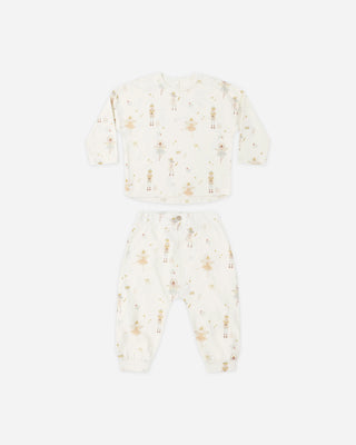 Long Sleeve Tee And Pant Set Nutcracker