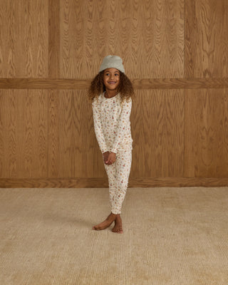 Organic Long Sleeve Pajama Set Festive