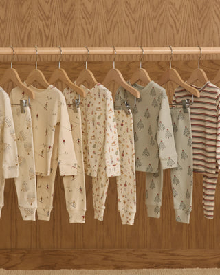 Organic Long Sleeve Pajama Set Trees