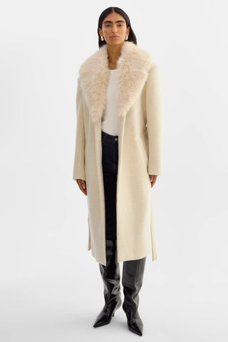 Tillie Belted Coat Heather Beige