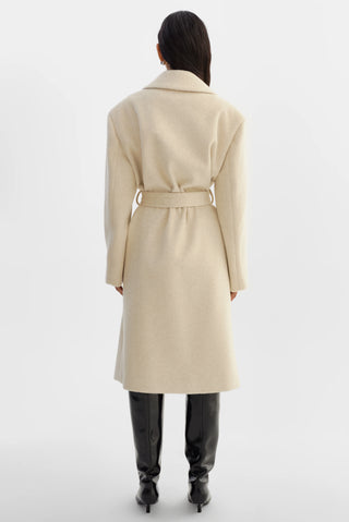 Tillie Belted Coat Heather Beige