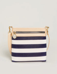 Hipster Crossbody Navy Stripe