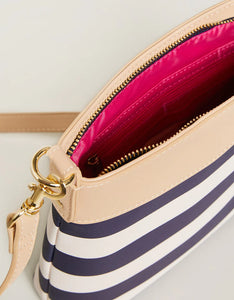 Hipster Crossbody Navy Stripe