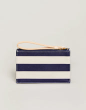 Load image into Gallery viewer, Emmy Wristlet Navy Stripe