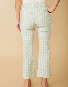 Maren Kick Flare Pant Sugar Mill Cane Seafoam