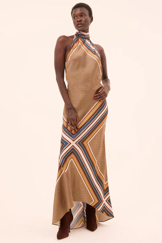 Minerva Tile Scarf Dress