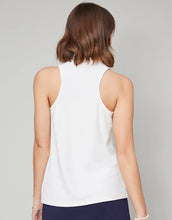 Load image into Gallery viewer, Keira Zip Tank Pearl White