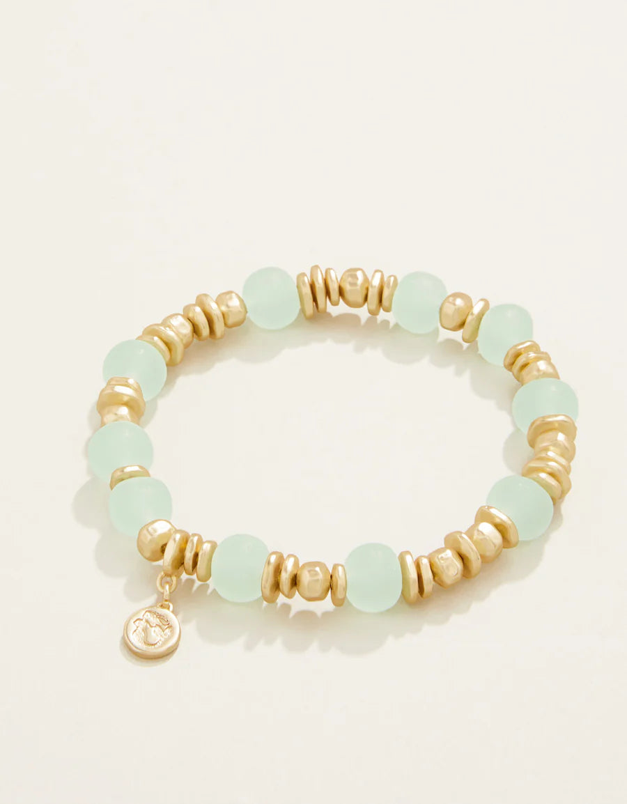 Poolside Stretch Bracelet 8mm Sea Foam