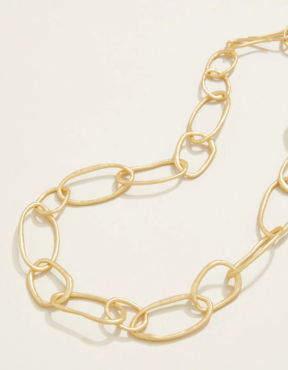 River Club Necklace 17” Gold