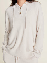 Load image into Gallery viewer, CozyChic Ultra Lite® Ribbed Henley Hoodie