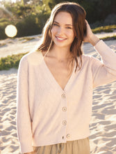 Load image into Gallery viewer, CozyChic Lite® Diamond Pointelle Cardigan