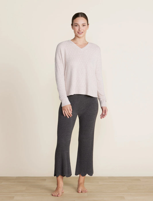 CozyChic Lite® Diamond Pointelle Pullover