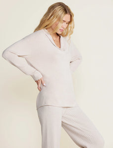 CozyChic Ultra Lite® Ribbed Shawl Pullover