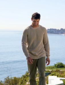 Sunbleached Ribbed Pullover Sweater