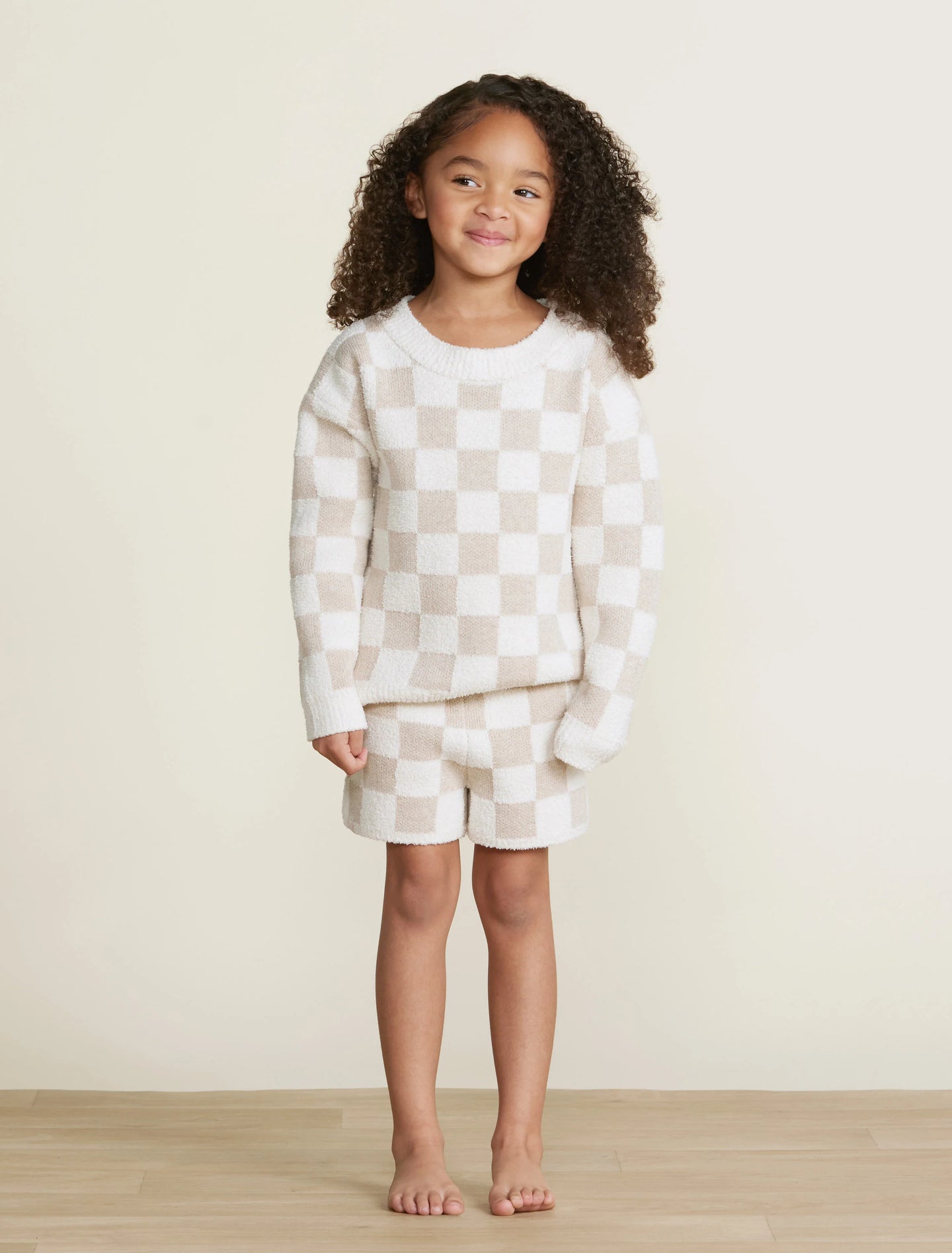 Toddler CozyChic® Cotton Checkered Pullover