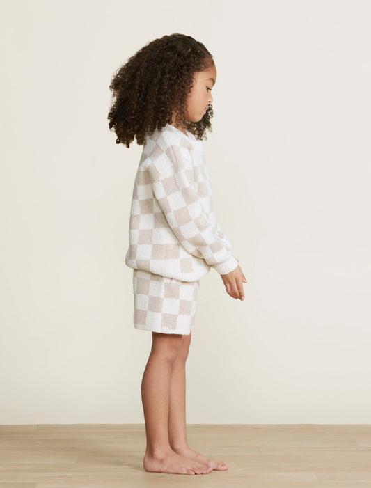 Barefoot Dreams Toddler CozyChic® Cotton Checkered Short