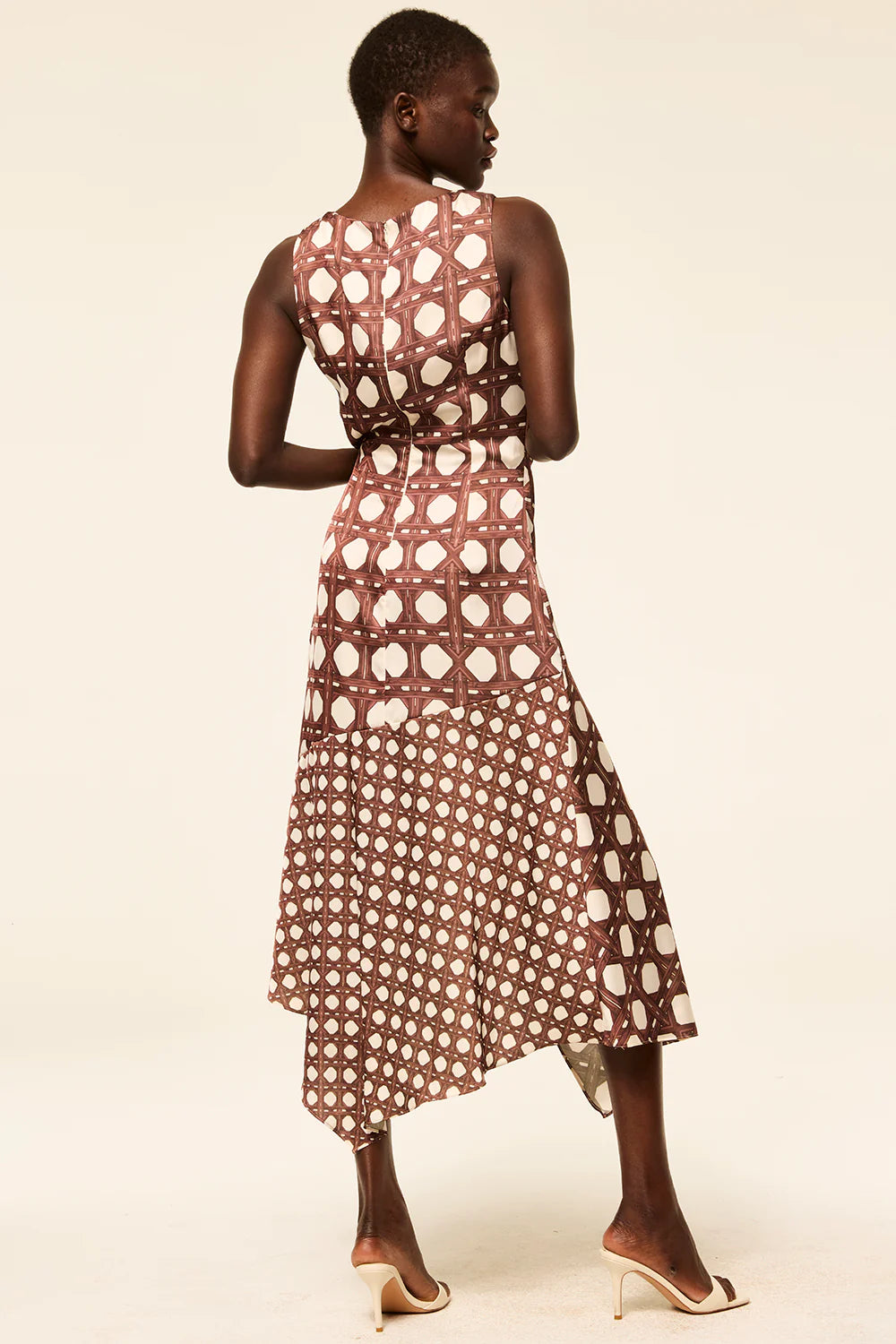 Alodia Dress Choco Rattan