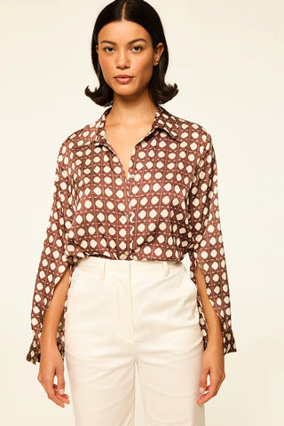 Roya Top Choco Rattan Tile