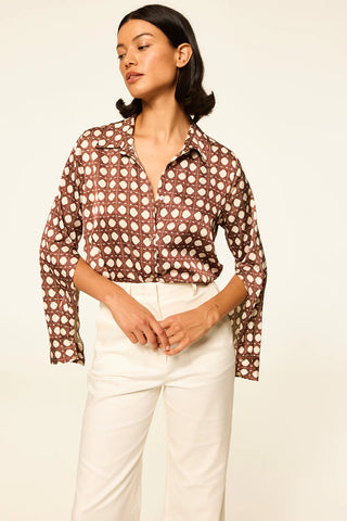 Roya Top Choco Rattan Tile