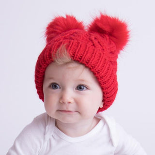 Fluffer Beanie Red