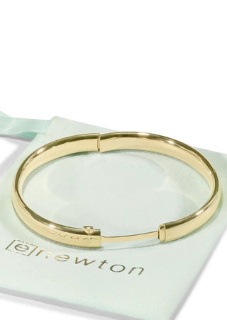 Cherish Gold Bangle Bracelet Medium
