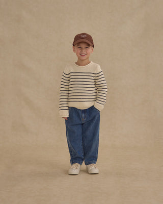 Jacques Sweater Black Stripe