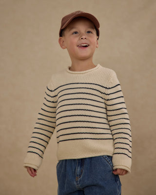 Jacques Sweater Black Stripe